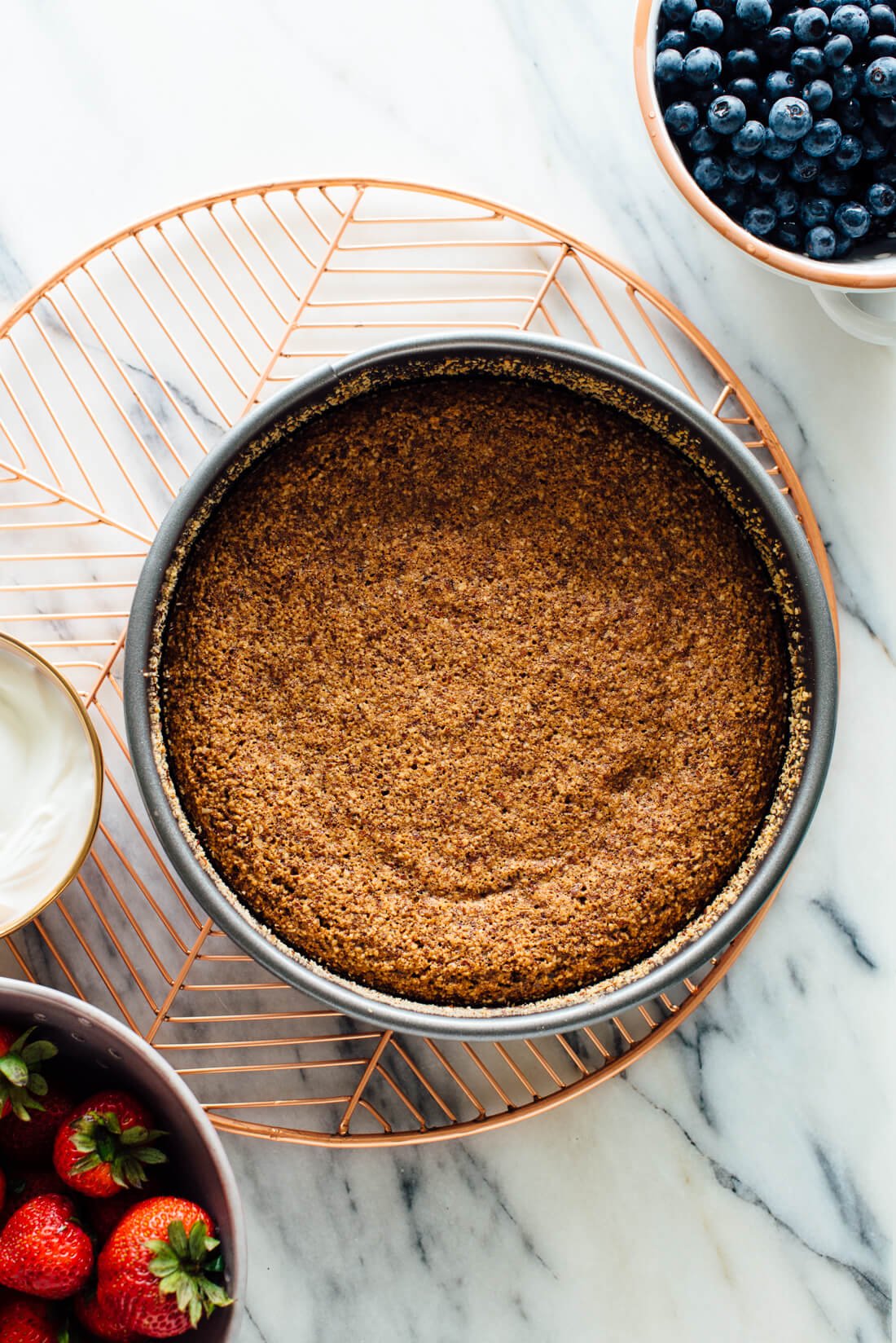 baked lemon almond cake