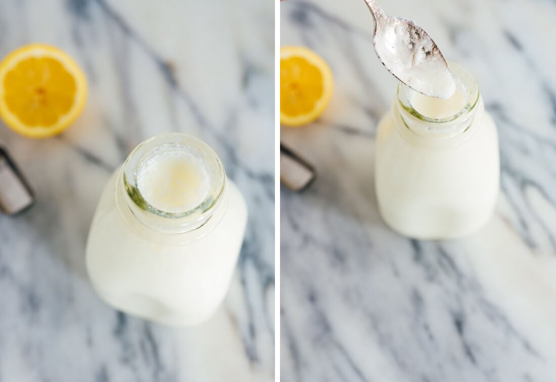 homemade buttermilk texture