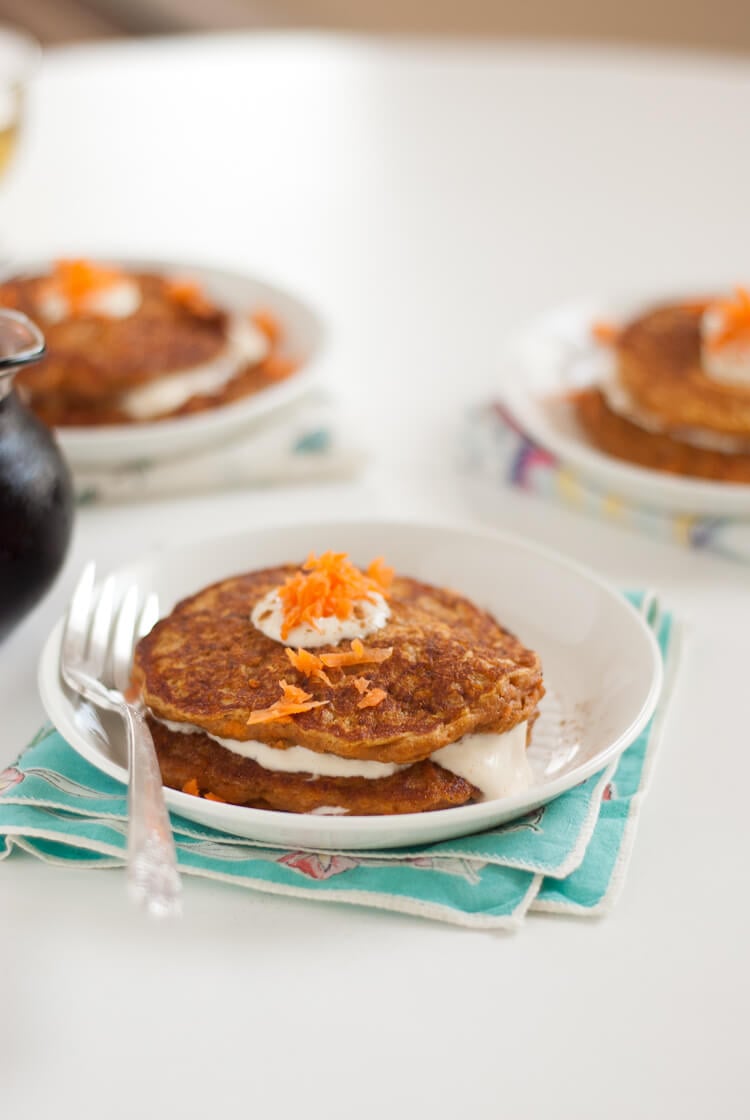 carrot cake pancakes