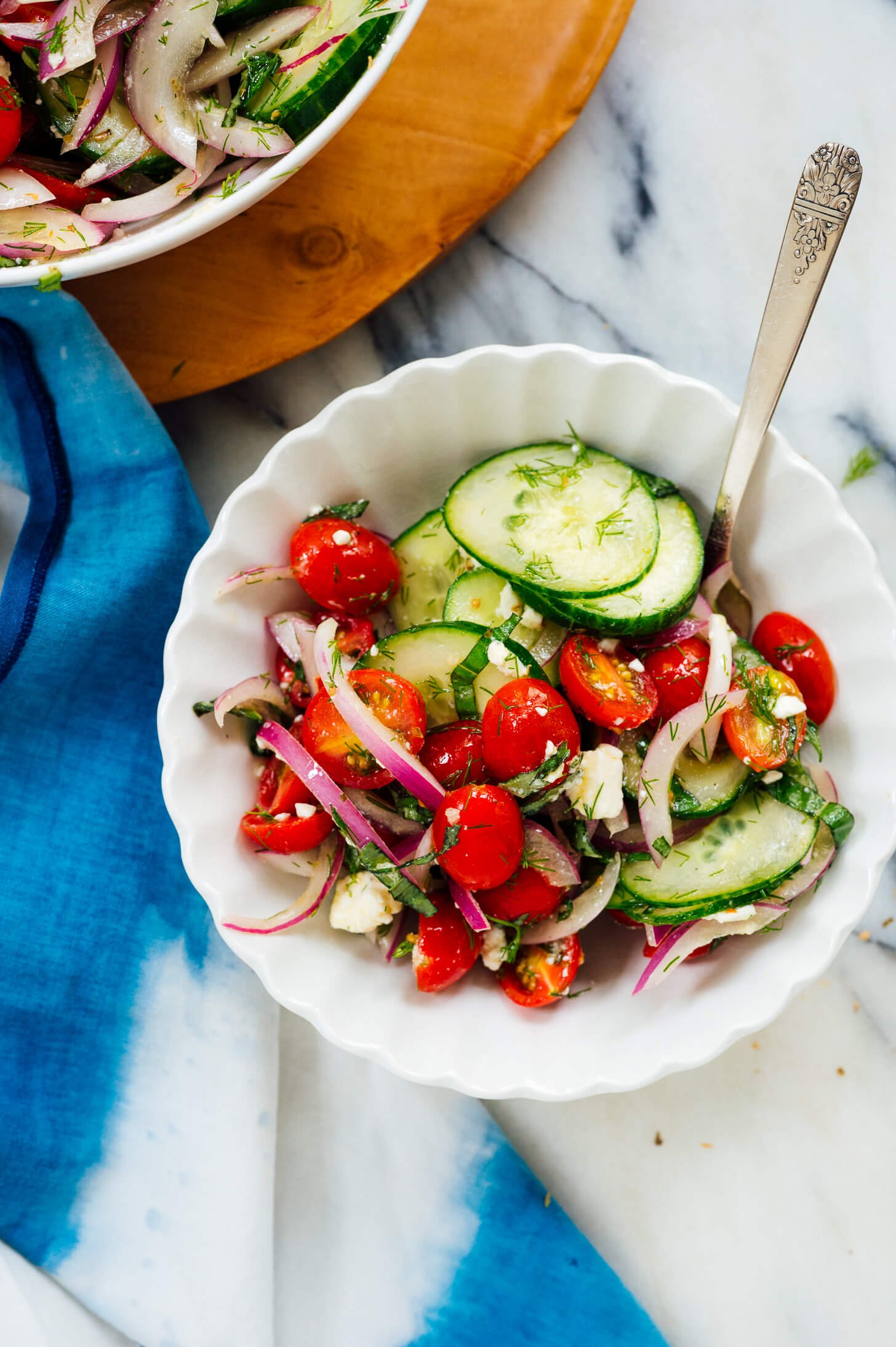 cucumber tomato salad recipe