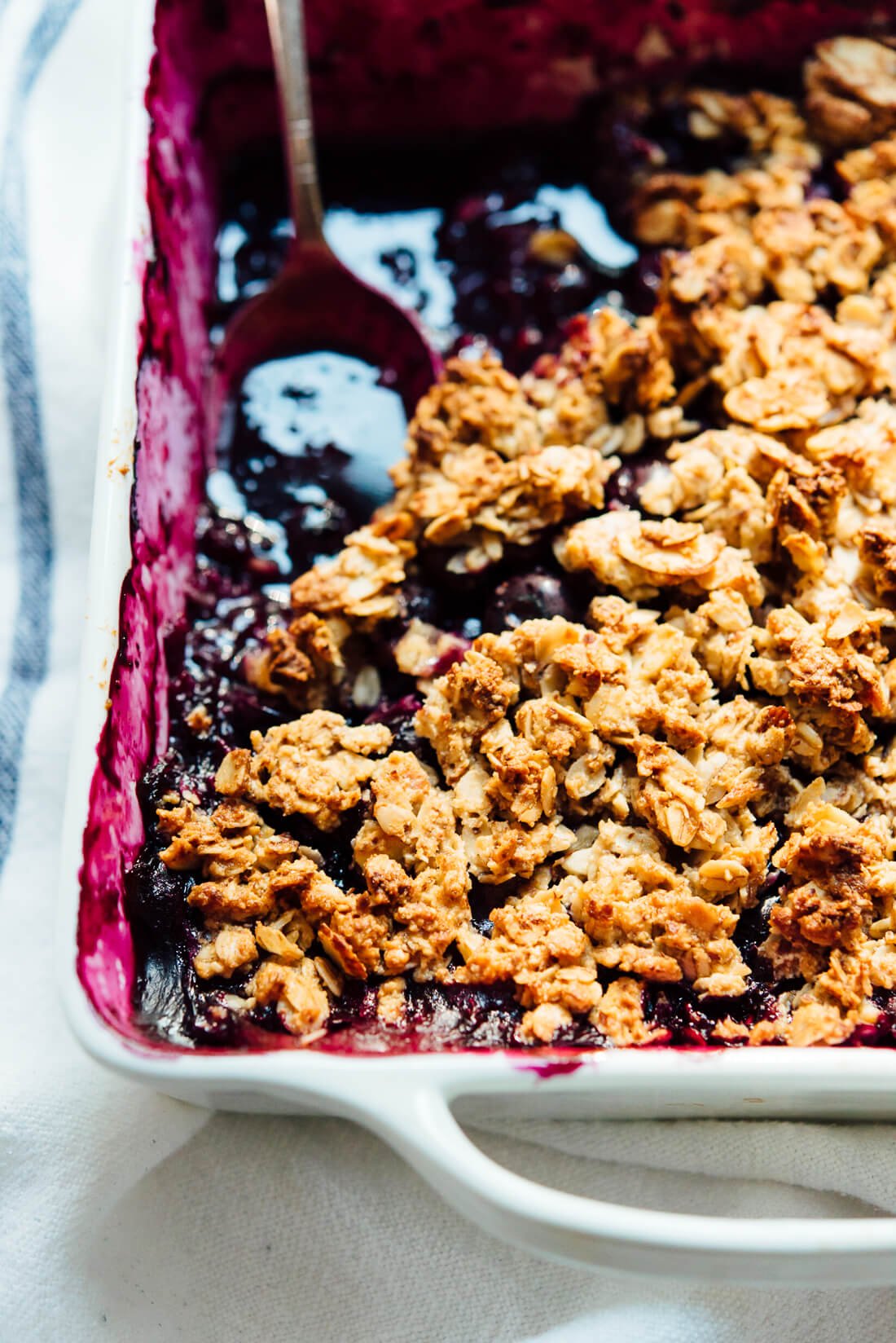 Blueberry Almond Crisp recipe (gluten free)