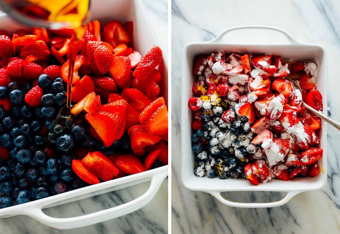 how to make berry crisp