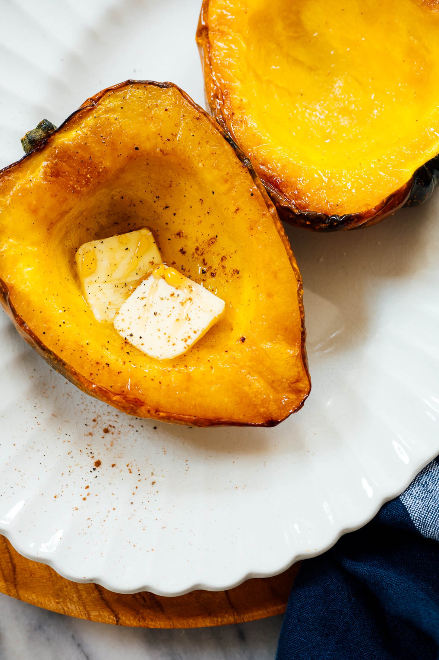 roasted acorn squash