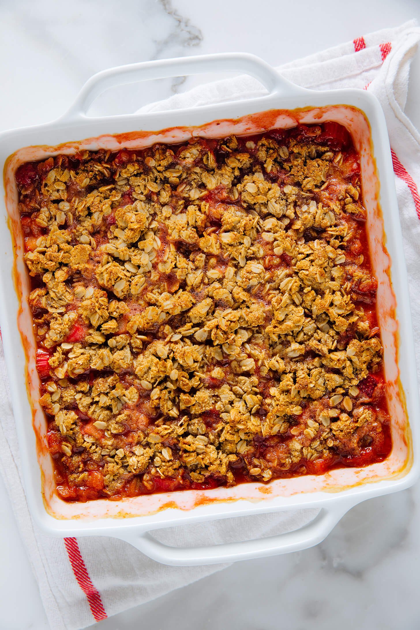 strawberry rhubarb crisp