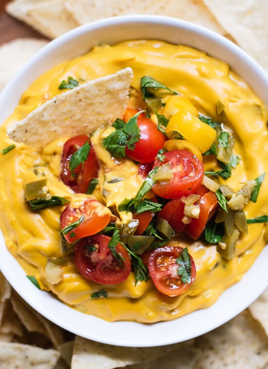 Vegan queso recipe - cookieandkate.com