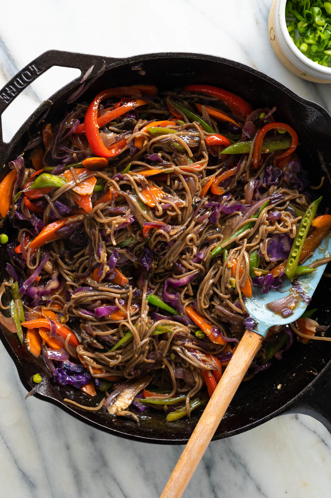 vegetarian teriyaki stir fry with noodles recipe